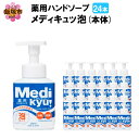 【ふるさと納税】薬用ハンドソープ メディキュッ 泡 本体 250ml×24本 【B7-030】