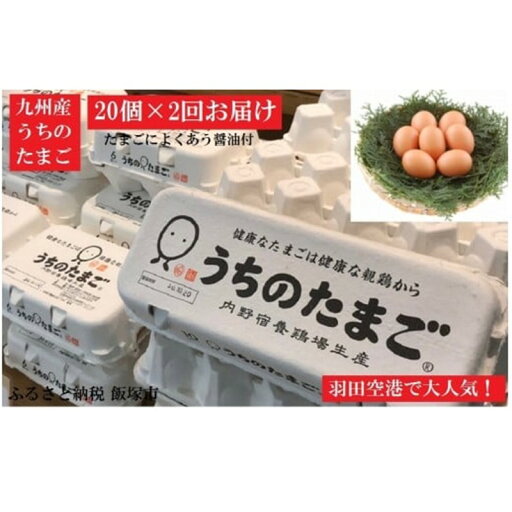 【ふるさと納税】うちのたまご醤油セット(2回お届け) 卵 玉子 醤油 セット 卵かけごはん 定期便 2回 飯塚市 【B3-011】 【ふるさと納税】うちのたまご醤油セット(2回お届け) 卵 玉子 醤油 セット 卵かけごはん 定期便 2回 飯塚市 【B3-011】