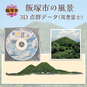 【ふるさと納税】【3D点群データ】飯塚市 風景 街並みデータ (筑豊富士)【E-091】