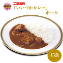 【ふるさと納税】工場直売「いいづかカレー」ポーク15食セット