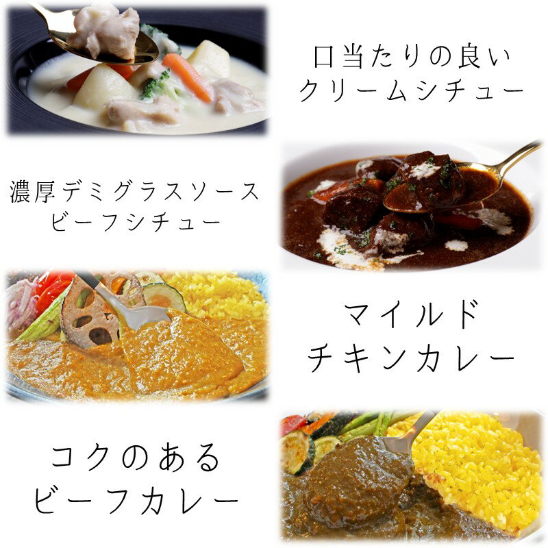 【ふるさと納税】洋風ディナーセット 薬膳カレー ビーフシチュー クリームシチュー 福岡県 飯塚市 福岡 飯塚 【B3-076】