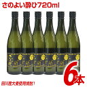 【ふるさと納税】田川産大麦使用焼酎！さのよい酔ひ720ml×6本 | 福岡 支援 支援品 返礼品 お土産 お取り寄せ 麦焼酎 焼酎 麦 お酒 酒 セット おさけ しょうちゅう アルコール飲料 その他 地酒 土産 特産品 名産品 名産 家飲み 宅飲み