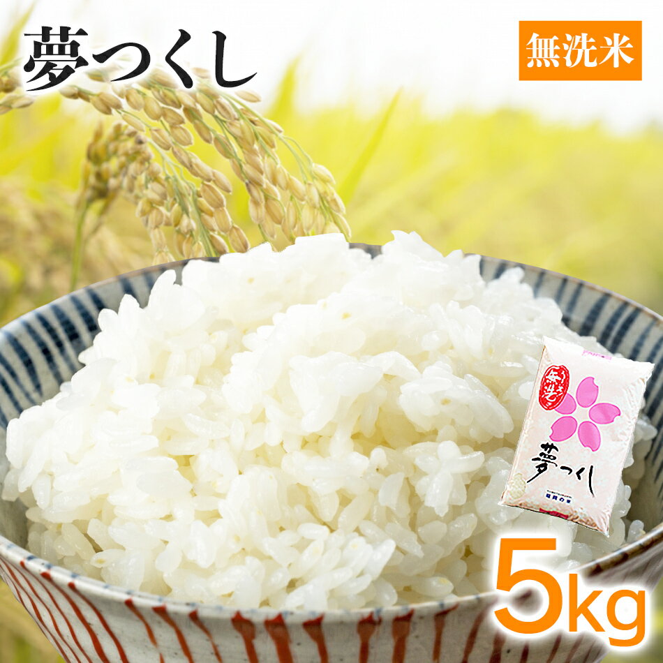 福岡県産夢つくし 無洗米 5kg ×1 お取り寄せグルメ お取り寄せ 福岡 お土産 九州 ご当地グルメ 福岡土産 取り寄せ グルメ 福岡県 食品