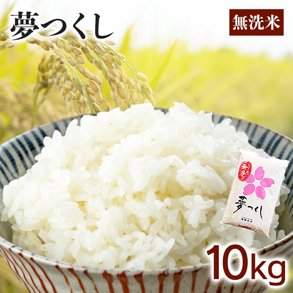 福岡県産夢つくし 無洗米 10kg(5kg×2) お取り寄せグルメ お取り寄せ 福岡 お土産 九州 ご当地グルメ 福岡土産 取り寄せ グルメ ごはんのおとも 福岡県 食品