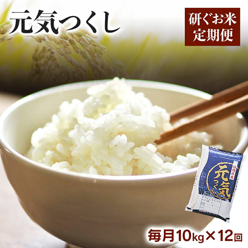 定期便福岡県産元気つくし 10kg×12回 お取り寄せグルメ お取り寄せ 福岡 お土産 九州 ご当地グルメ 福岡土産 取り寄せ グルメ福岡県 食品