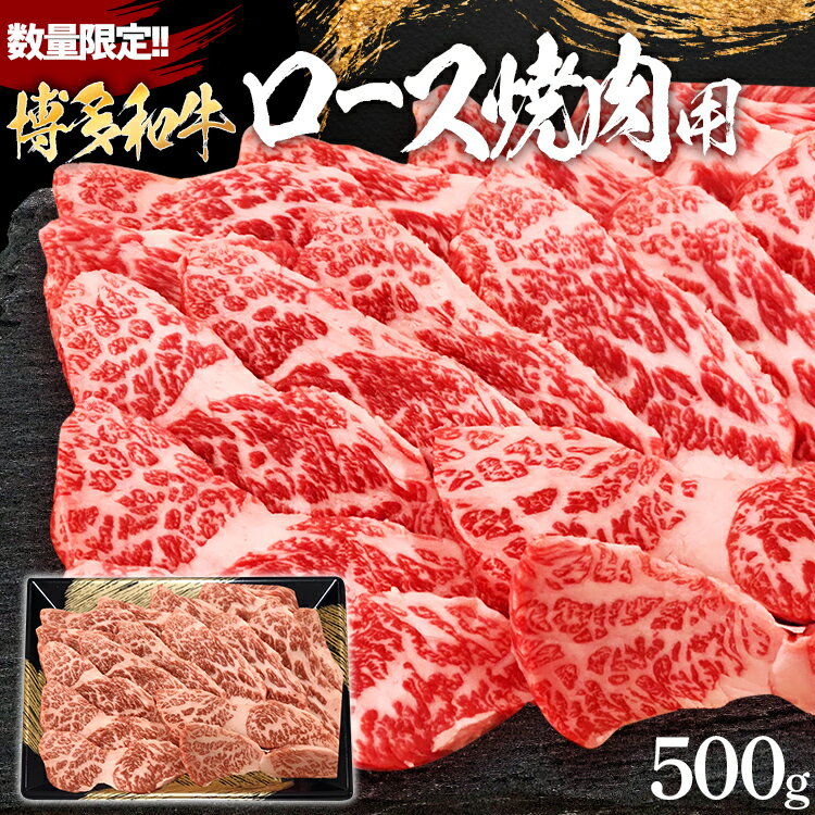 数量限定 博多和牛ロース焼肉用 500g お取り寄せグルメ お取り寄せ 福岡 お土産 九州 福岡土産 取り寄せ グルメ 福岡県