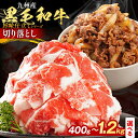 【ふるさと納税】【楽天限定レビューキャンペーン実施中】九州産黒毛和牛 牛肉 切り落とし 旨味仕立て 量が選べる 400g 800g 1.2kg 国産 黒毛和牛 国産牛 和牛 肉 スライス 小分け 柔らか 牛丼 肉じゃが 冷凍 送料無料 味付け肉 福岡県 福岡 九州 グルメ CP2506HM