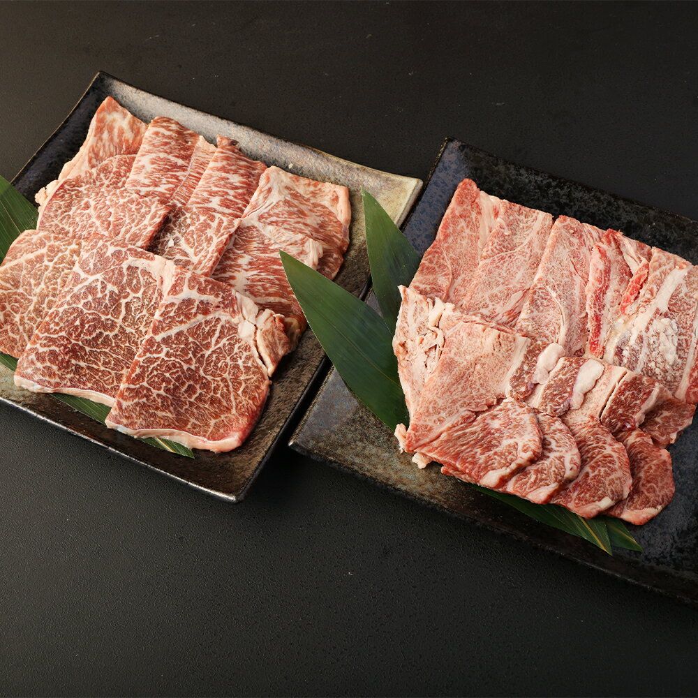 豊作和牛 焼肉 2部位セット 合計約600g 約300g×各1パック 2種類 赤身 霜降り A5ランク カット済み 牛肉 和牛 お肉 焼き肉 九州産 福岡県産 国産 冷凍 送料無料