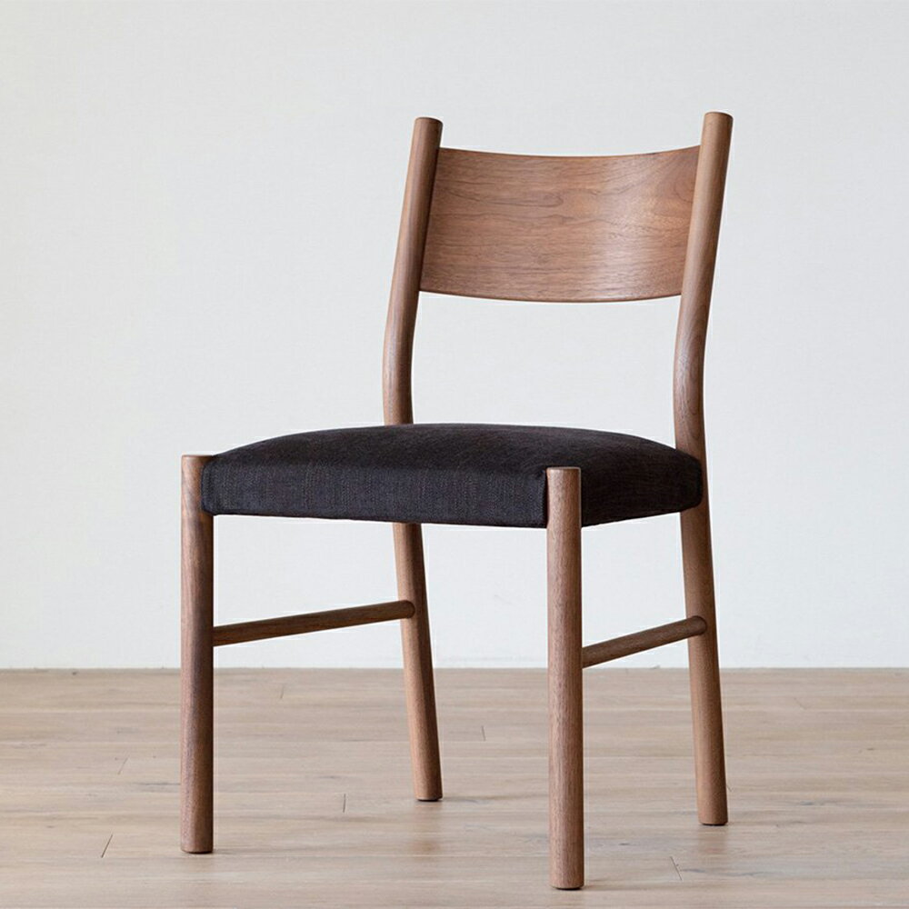 HIRASHIMA TIPO Side Chair 張地ファブリック W47.5×D51.5×H80×SH45cm ウォールナット材またはオーク材 選べる材質 選べる張地 受注生産 リビング ダイニングチェア チェア 椅子 家具 インテリア 柳川市 送料無料