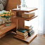 ڤդ뤵Ǽǡ CARAMELLA Side Table 035 W35D35H56cm ʥåȺ/ ٤ ɥơ֥ 3 å Ǽ  ơ֥ ӥ  ȶ ƥꥢ  ̵