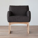 【ふるさと納税】LIBERIA PLUS Arm Chair 張地リコ W67×D64×H80×SH46cm ウォールナット材/オーク材 選べる材質 受注生産 ...