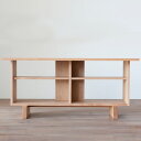 【ふるさと納税】CARAMELLA Counter Shelf 168 W168×D45.5×67cm ウォールナット材/オーク材 選べる材質 カウンターシェルフ シェルフ カウンター 受注生産 テーブル リビング 机 家具 インテリア 柳川市 送料無料