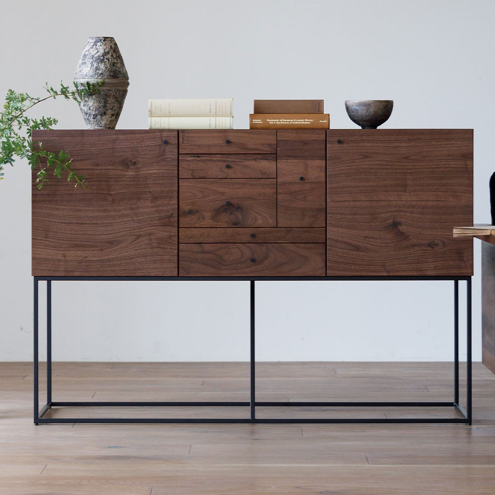 ڤդ뤵ǼǡHIRASHIMA VARIO Side Board 126 W126D38H84cm ʥåȺ/ ...