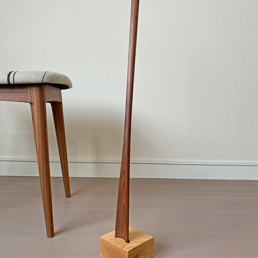 【ふるさと納税】靴べら&スタンド セット 1個 L700×D40×T23mm 靴ベラ ウォールナット オーク 木製 ロング おしゃれ インテリア 柳川市 送料無...