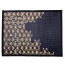 【ふるさと納税】福岡花ござ テーブルマット 「麻の葉」35cm×45cm い草 ござ ラグ 畳 マット インテリア 送料無料(3)
