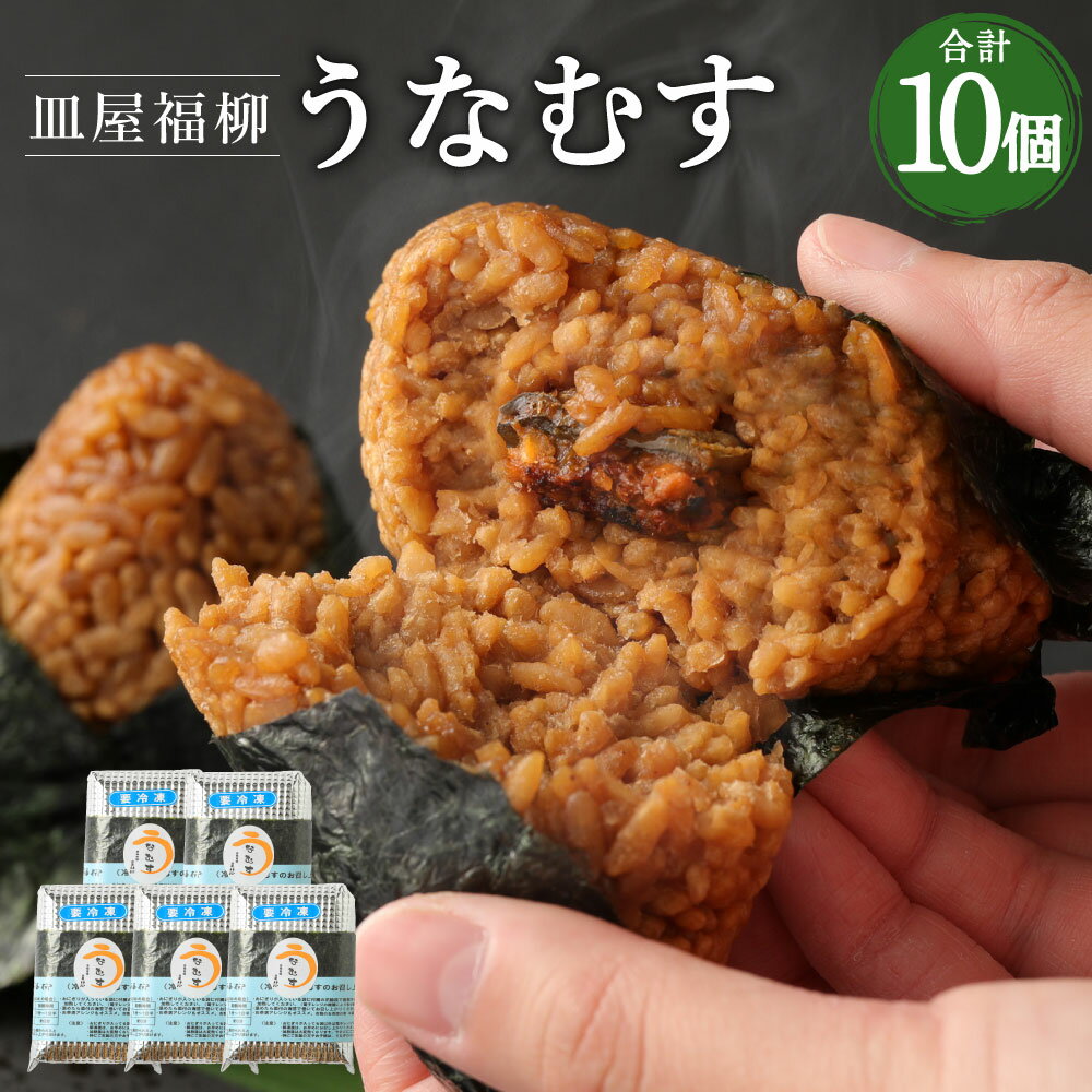 うなむす 10個 2個入×5セット 鰻のせいろむし 鰻 せいろむし セイロ蒸し うなむすび うなぎ ウナギ 蒲焼 蒲焼き 海苔付き おにぎり おむすび ご飯 冷凍 柳川市 九州産 国産 ギフト 贈り物 送料無料