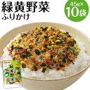 【ふるさと納税】大森屋 緑黄野菜ふりかけ 45g×10袋 野菜 ふりかけ ごはんのお供 お弁当 おかず おにぎりの具 送料無料