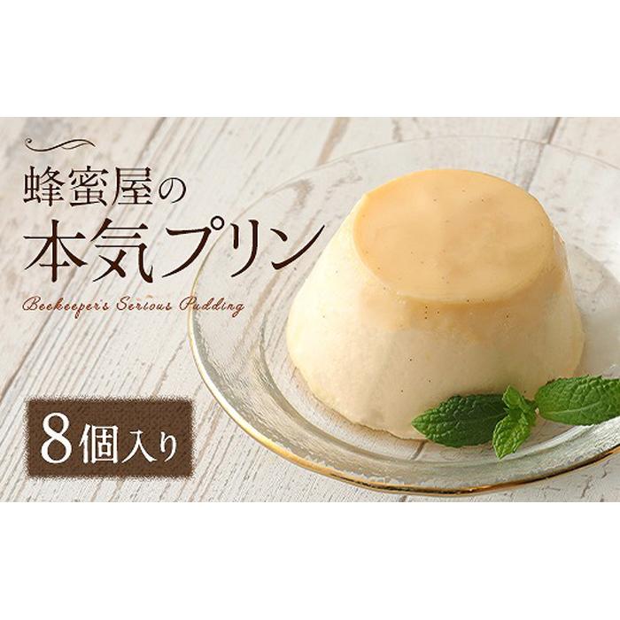 かの蜂 蜂蜜屋の本気プリン 8個セット 国産 はちみつ ソース入りプリン プリン ぷりん 蜂蜜 はちみつ ハチミツ カスタード 国産はちみつ 12000円