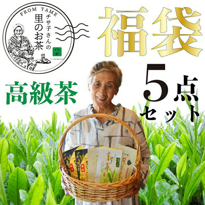 【ふるさと納税】八女茶 福袋人気の深蒸し茶5種類入り 福岡 