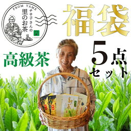 【ふるさと納税】八女茶 福袋人気の深蒸し茶5種類入り 福岡 八女 鵜ノ池製茶 お茶 緑茶 煎茶 自園自製 安心安全 高級