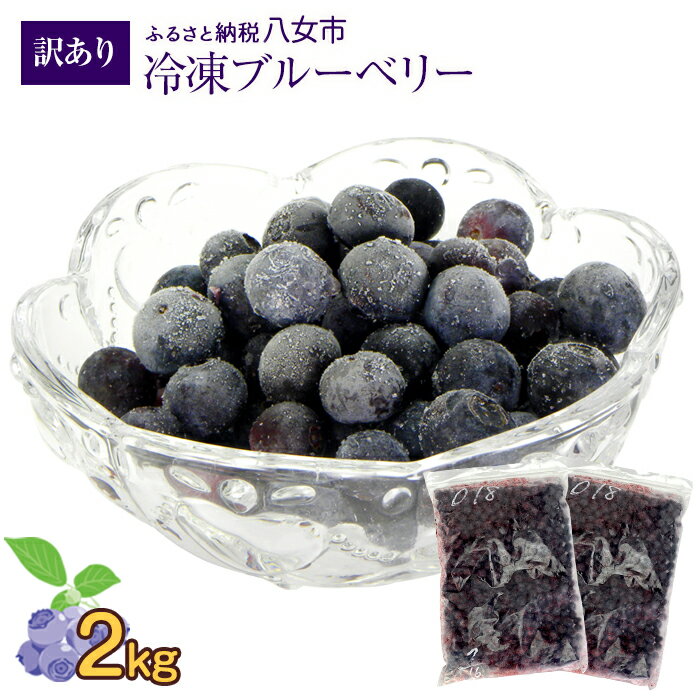 【ふるさと納税】かの蜂 国産 訳あり 冷凍ブルーベリー2kg （1kg×2袋） 八女市産 ブルーベリー | 九州 福岡 お土産 福岡土産 果物 フルーツ 冷凍フルーツ 家庭用 スムージー ジュース 冷凍果物のサムネイル