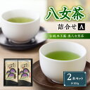【ふるさと納税】八女茶詰合せセットA(伝統本玉露1本・奥八女煎茶1本)各100g