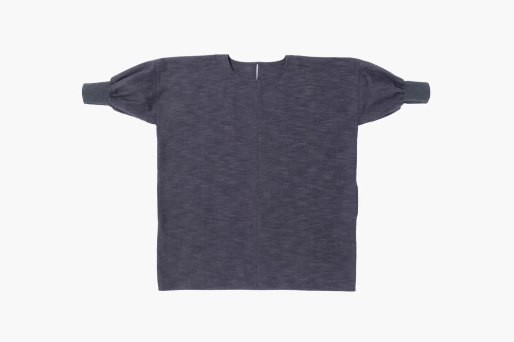 【ふるさと納税】KAPPOGI-085【割烹着：身丈85cm】無地 割烹着 作業着 久留米絣