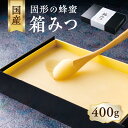 【ふるさと納税】 ★先行受付★ 【2025年12月より順次発送】 国産 箱みつ 400g デザート スイーツ プレゼント 贈り物 はちみつ ハチミツ ハニー 箱...