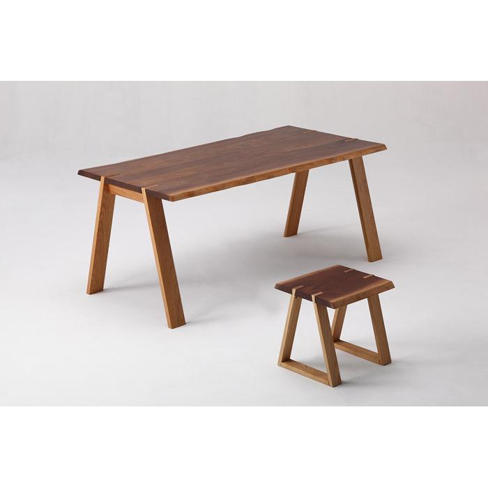 【ふるさと納税】kitoki IK48 mimi table180×80×70／ミミテーブル(WN) | 家具 ファニチャー 人気 おすすめ 送料無料
