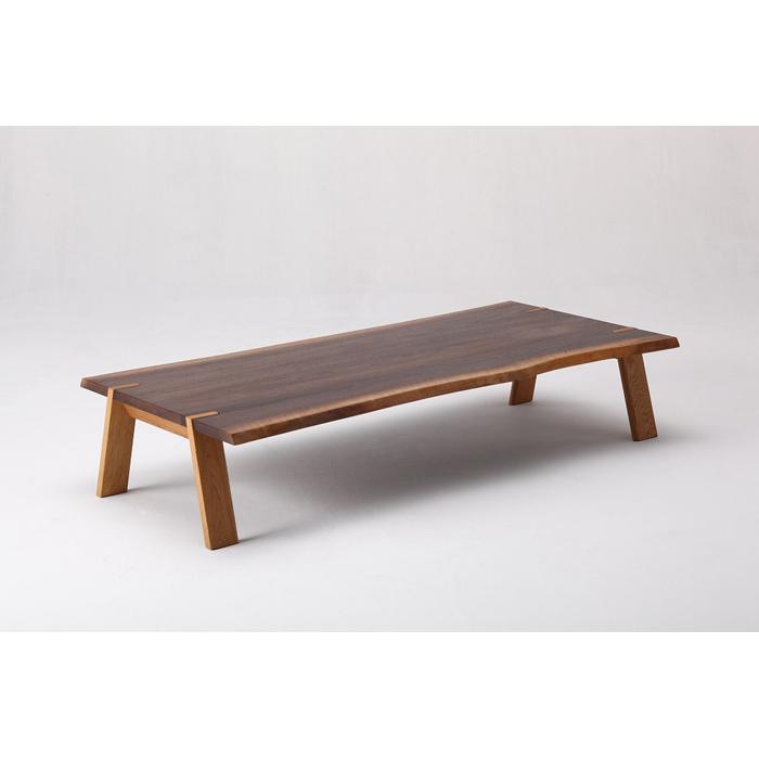 【ふるさと納税】kitoki IK49 mimi low table180×80×36／ミミローテーブル(WN) | 家具 ファニチャー 人気 おすすめ 送料無料