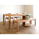 【ふるさと納税】CARAMELLA Bench wood 140 oak | 家具 国産 天然木 無垢 インテリア 収納 ラック 本棚 おしゃれ 子供 サスティ...