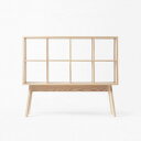 【ふるさと納税】MITSUKI SHELF(ミツキ シェルフ) | アンティーク サイドボード 書類 収納棚 奥行30cm 高さ112cm ウッドラック