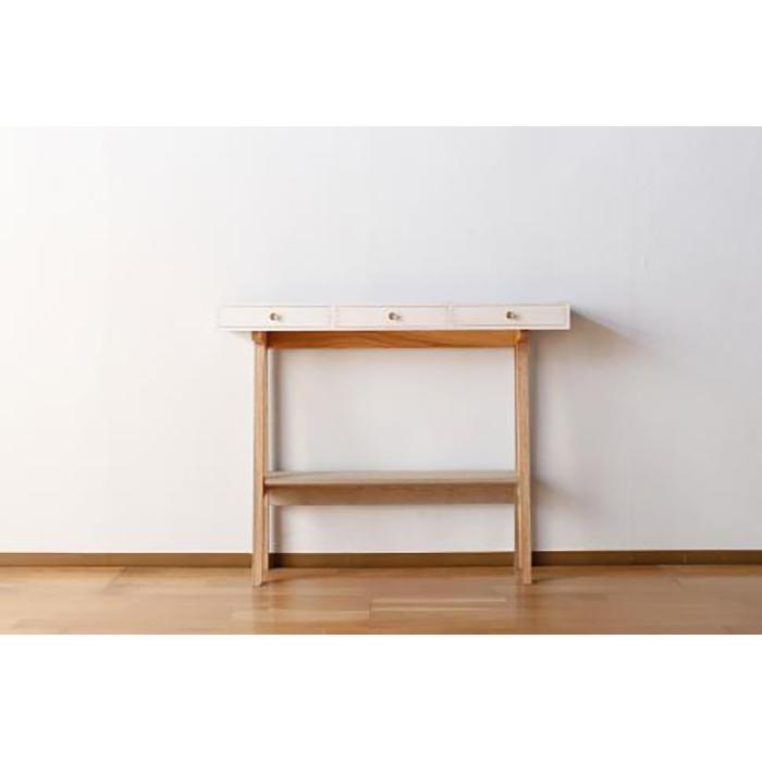 【ふるさと納税】【PAUSE コンソールハイ キハク】★コンパクトながらも収納を兼ね備えたコンソールテーブル 日本の伝統色で仕上げた塗装はインテリアのアクセント...