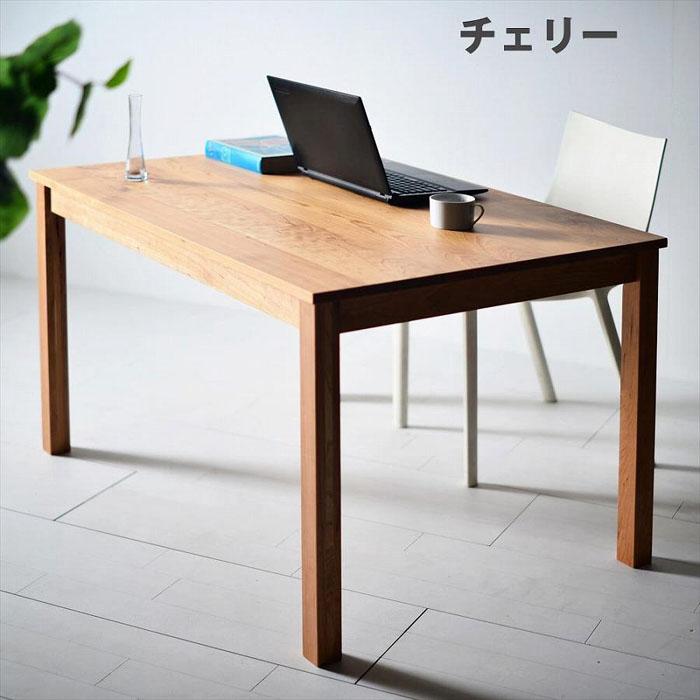 【ふるさと納税】NO10ダイニングテーブル170(チェリー)サイズオーダー可【大川市/大川家具】 | 家具 無垢 パソコンデスク 作業台 机 食卓 おしゃれ