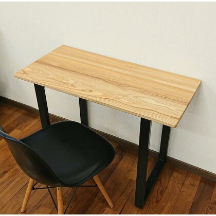 テーブル　机　デスク　木製　アッシュ　アイアン　ダイニング　書斎　オフィス　リビング　鉄　無垢材　大川家具