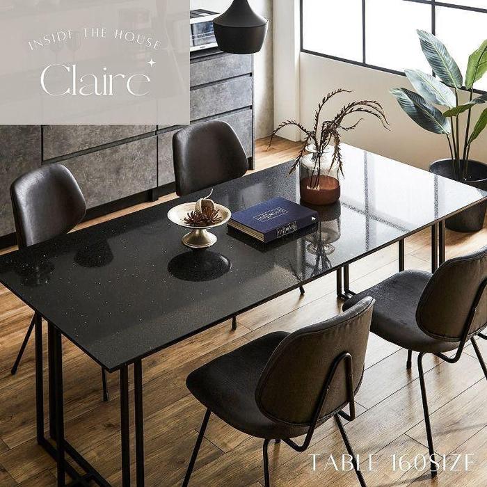 【ふるさと納税】Claire 160ダイニングテーブル (TypeB) | 家具 ファニチャー 人気 おすすめ 送料無料
