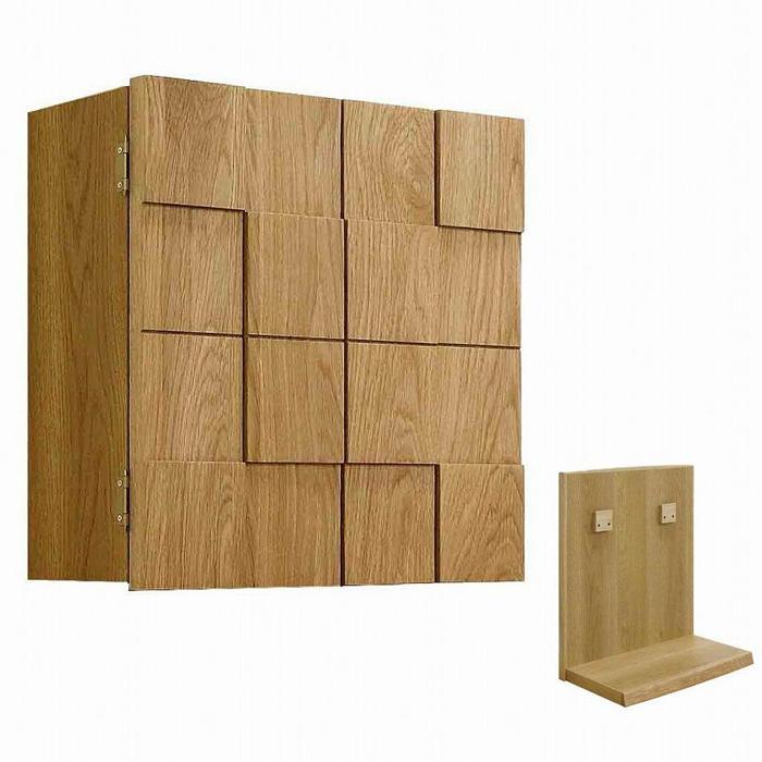 【ふるさと納税】壁掛け仏壇 仏壇 モダン仏壇 現代仏壇「Deco-デコ-専用台セット」ホワイトオーク材 国産 日本製 大川家具【丸田木工】 | 家具 ファニチャ...