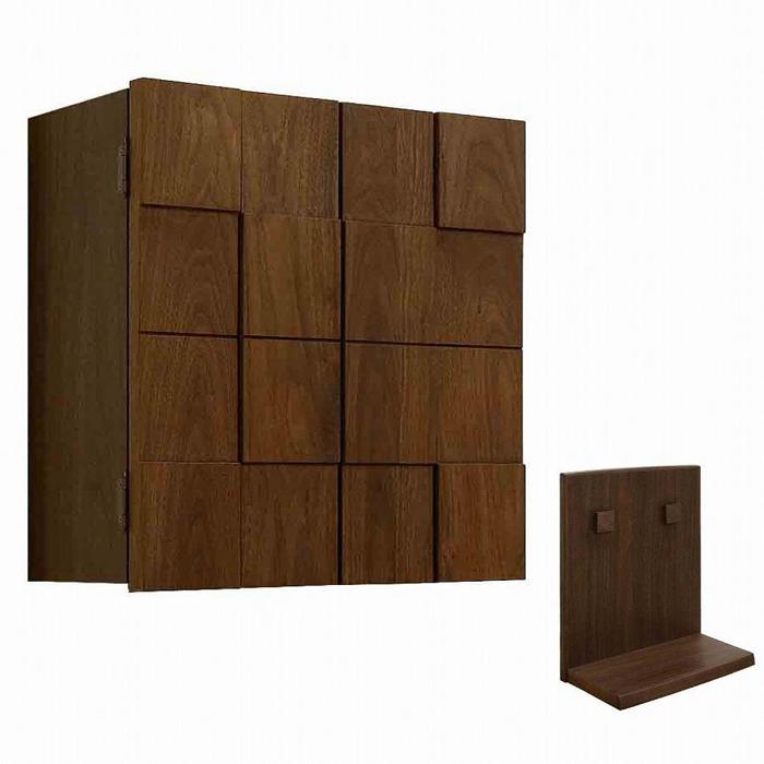 【ふるさと納税】壁掛け仏壇 仏壇 モダン仏壇 現代仏壇「Deco-デコ-専用台セット」ウォールナット材 国産 日本製 大川家具【丸田木工】 | 家具 ファニチャ...