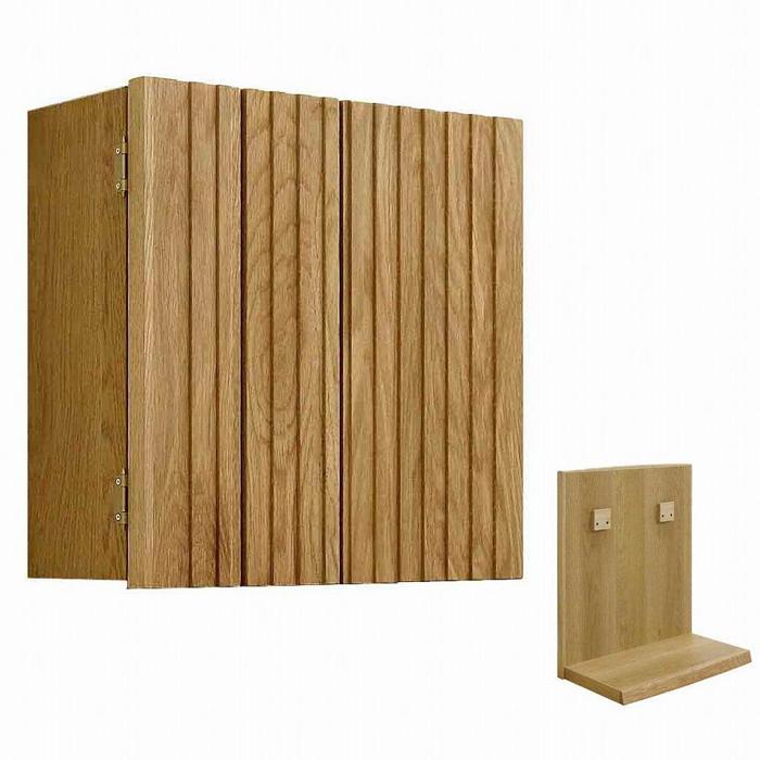 【ふるさと納税】壁掛け仏壇 仏壇 モダン仏壇 現代仏壇「Slit-スリット-専用台セット」ホワイトオーク材 国産 日本製 大川家具【丸田木工】 | 家具 ファニ...