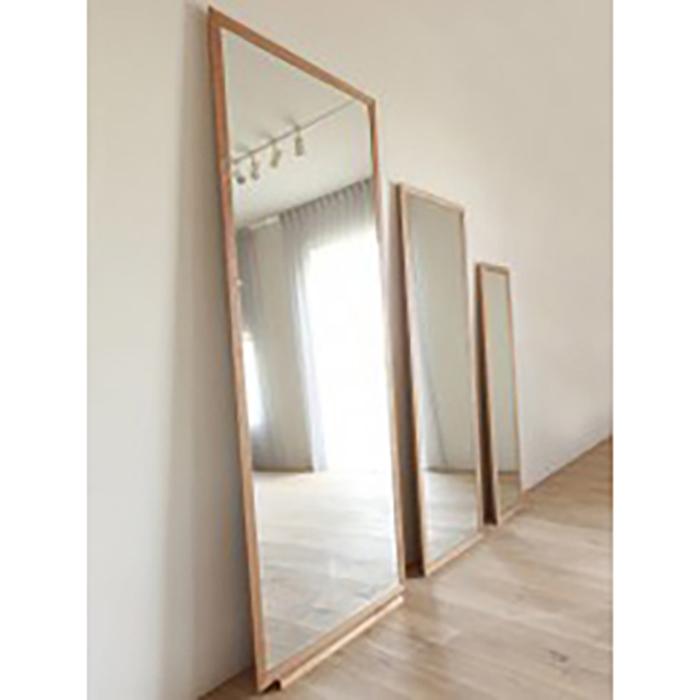 【ふるさと納税】ORLO Stand Mirror 154 oak