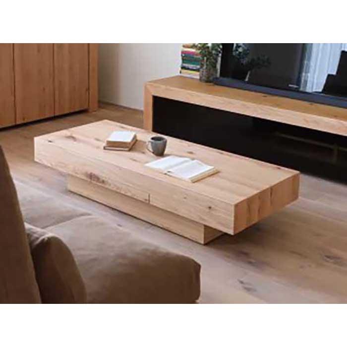 【ふるさと納税】CHOCOLAT Living Table 140 oak (glass top) | 家具 ファニチャー 人気 おすすめ 送料無料 1