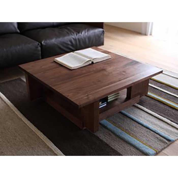 【ふるさと納税】CARAMELLA Living Table 1206 walnut (wood top) | 家具 ファニチャー 人気 おすすめ 送料無料 1