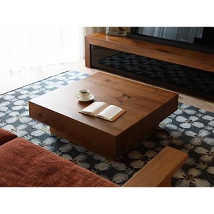 【ふるさと納税】CHOCOLAT Living Table 140 walnut (wood top) | 家具 ファニチャー 人気 おすすめ 送料無料
