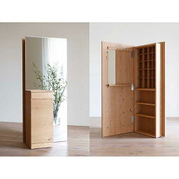 【ふるさと納税】CARAMELLA Storage Mirror (R) oak | 家具 福岡県 大川市 福岡 大川 福岡県大川市 ふるさと 納税 木 木製 雑貨 工芸 工芸品 伝統 伝統工芸 伝統工芸品 行灯 行燈 あんどん 照明 灯り 和風 楽天ふるさと