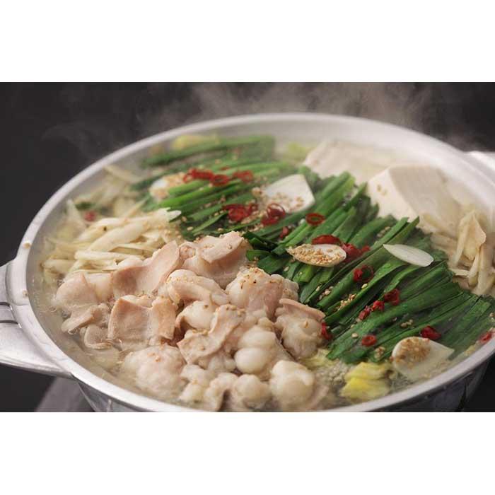 【ふるさと納税】博多喜造 国産牛 もつ鍋セット 醤油味 2人前 | 福岡県 ぷりぷり ジューシー 特性出汁 もちもちちゃんぽん 特産品 名産 名産品 お取り寄せ...