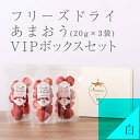 【ふるさと納税】フリーズドライ いちご 完熟 あまおう 丸ごと 苺 小分け ギフト 60g ( 20g × 3袋) 化粧箱入り | 果肉 くだもの フルーツ フ...