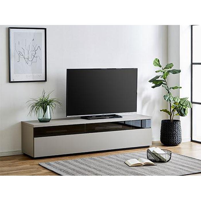 【ふるさと納税】【開梱設置】テレビ台 TV台 幅180cm フレッド アースグレージュ 大川家具 テレビボード | 家具 ロータイプ ローボード コーナー ウォールナット おしゃれ 収納 180センチ 完成品 180 tv台 tvボード 開梱設置 アースカラー くすみカラー