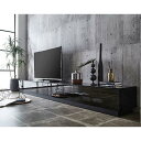 【ふるさと納税】【開梱設置】テレビ台 ルーチェ ガラスタイプ 幅250-300cm TV ブラック 黒 テレビボード TV台 TVボード ローボード 家具 | ...
