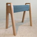 【ふるさと納税】玄関スツール・い草スツール【い草×ライトブルー×ホワイトアッシュ】 | 家具 ファニチャー 人気 おすすめ 送料無料