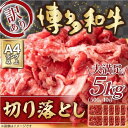 【ふるさと納税】訳あり 博多和牛 切り落とし 5kg ( 500g×1...(4)